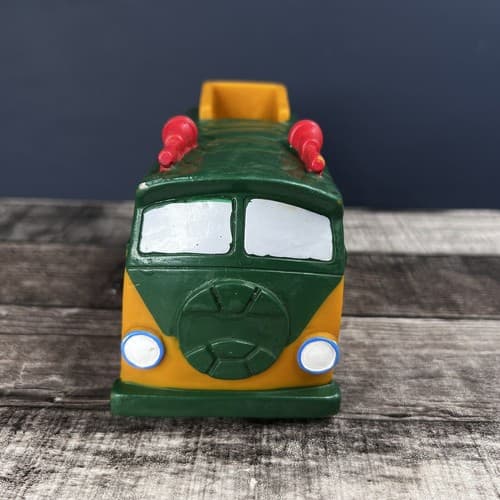 1989 Teenage Mutant Ninja Turtles TMNT Pizza Party Van Wagon Floating Soap Dish - Thumbnail 2
