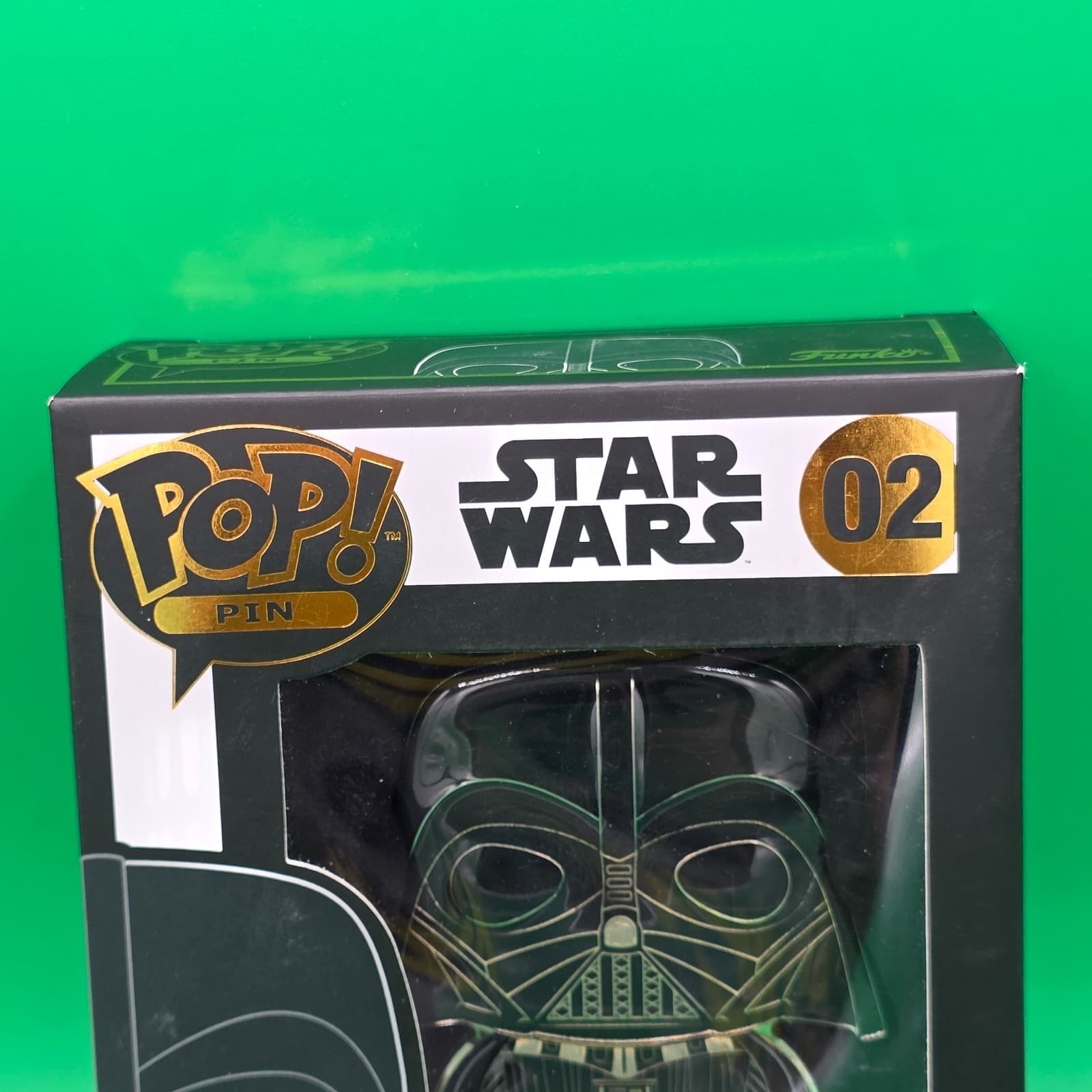 New Funko Pop Disney Lucasfilm Pin Star Wars 02 Darth Vader Dark Side Enamel Pin - Thumbnail 2