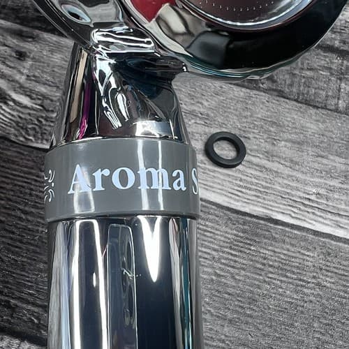 Aroma Sense Silver Q Shower Head Quoss ASQ001 Micro Filter Eliminates Chlorine - Thumbnail 3