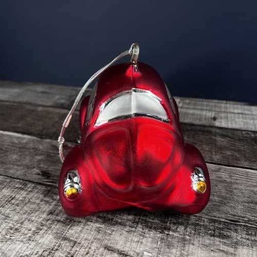 NO BOX CHRISTOPHER RADKO NIEMAN MARCUS LARGE RED BEETLE BUG CAR 6 1/2” RARE - Thumbnail 2