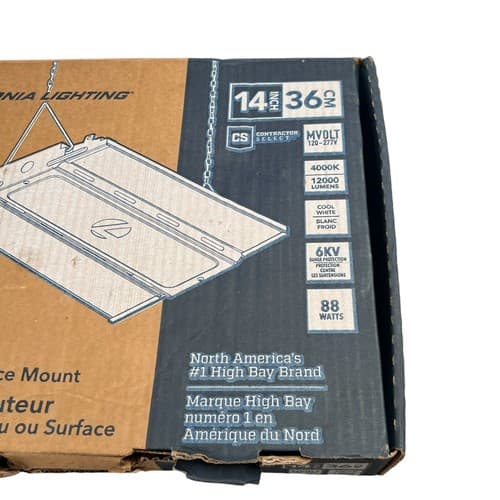 Lithonia Lighting CPHB 12LM MVOLT 40K Contractor Select Compact - White - Thumbnail 2