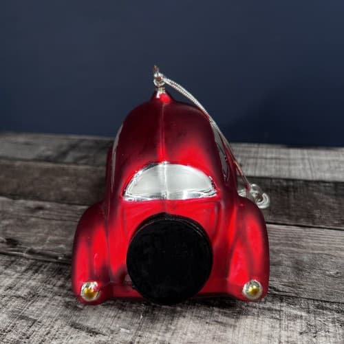 NO BOX CHRISTOPHER RADKO NIEMAN MARCUS LARGE RED BEETLE BUG CAR 6 1/2” RARE - Thumbnail 4