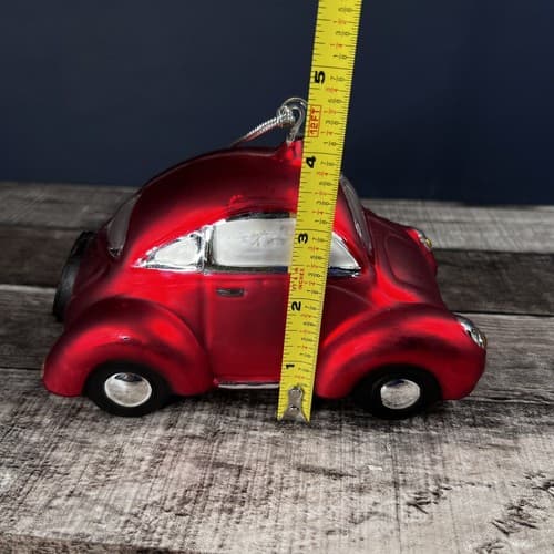 NO BOX CHRISTOPHER RADKO NIEMAN MARCUS LARGE RED BEETLE BUG CAR 6 1/2” RARE - Thumbnail 7