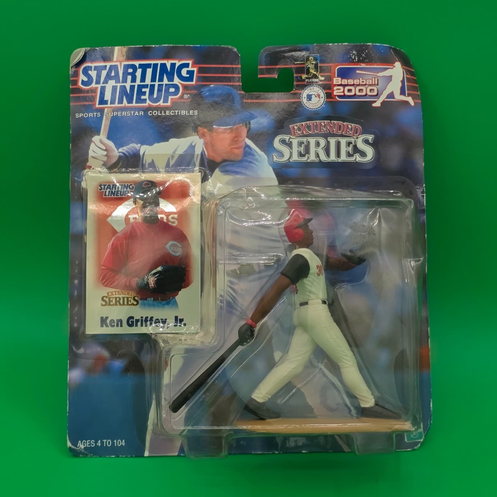 Starting Lineup Extended Series Ken Griffey Jr Action Figure 2000 Hasbro New - Thumbnail 2