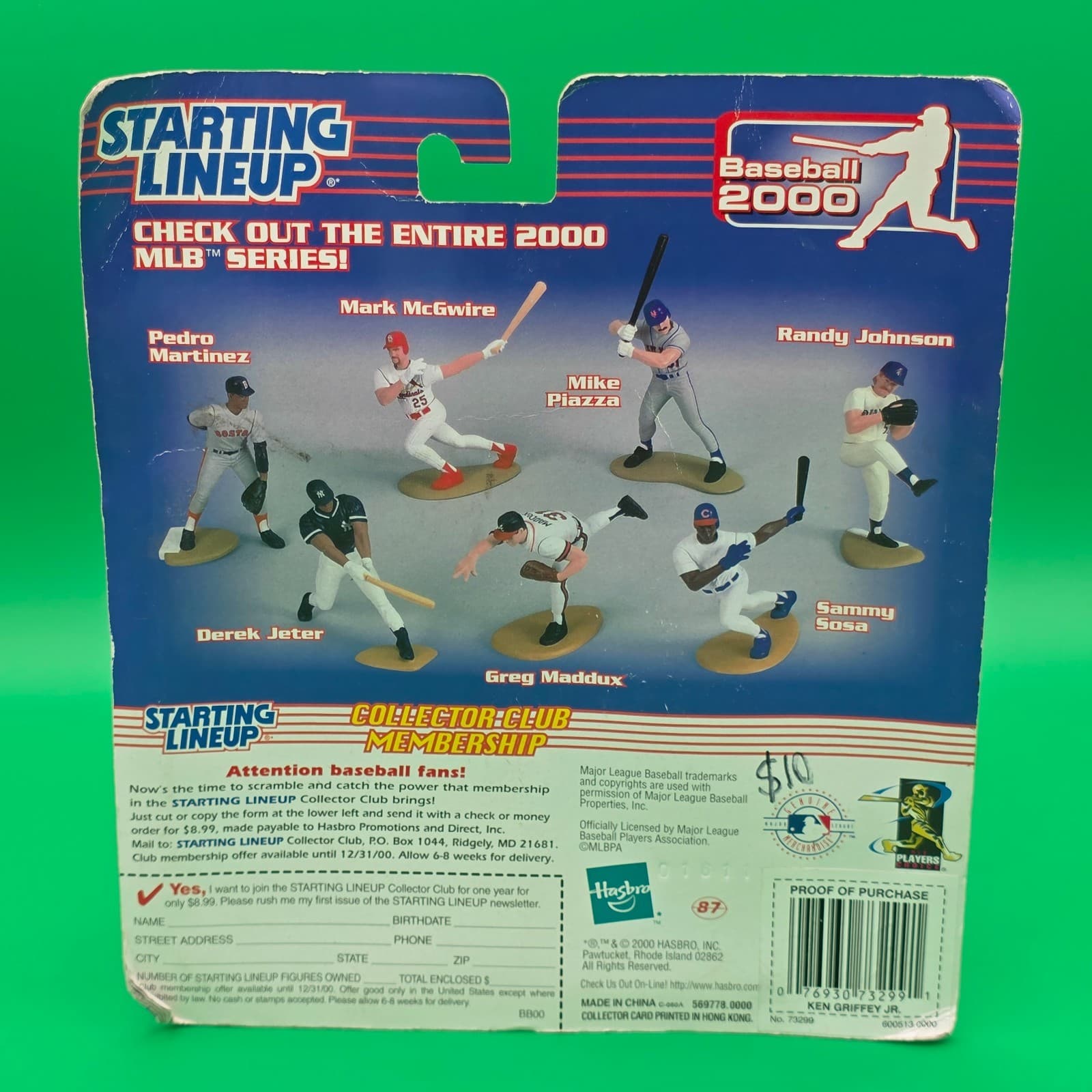 Starting Lineup Extended Series Ken Griffey Jr Action Figure 2000 Hasbro New - Thumbnail 7
