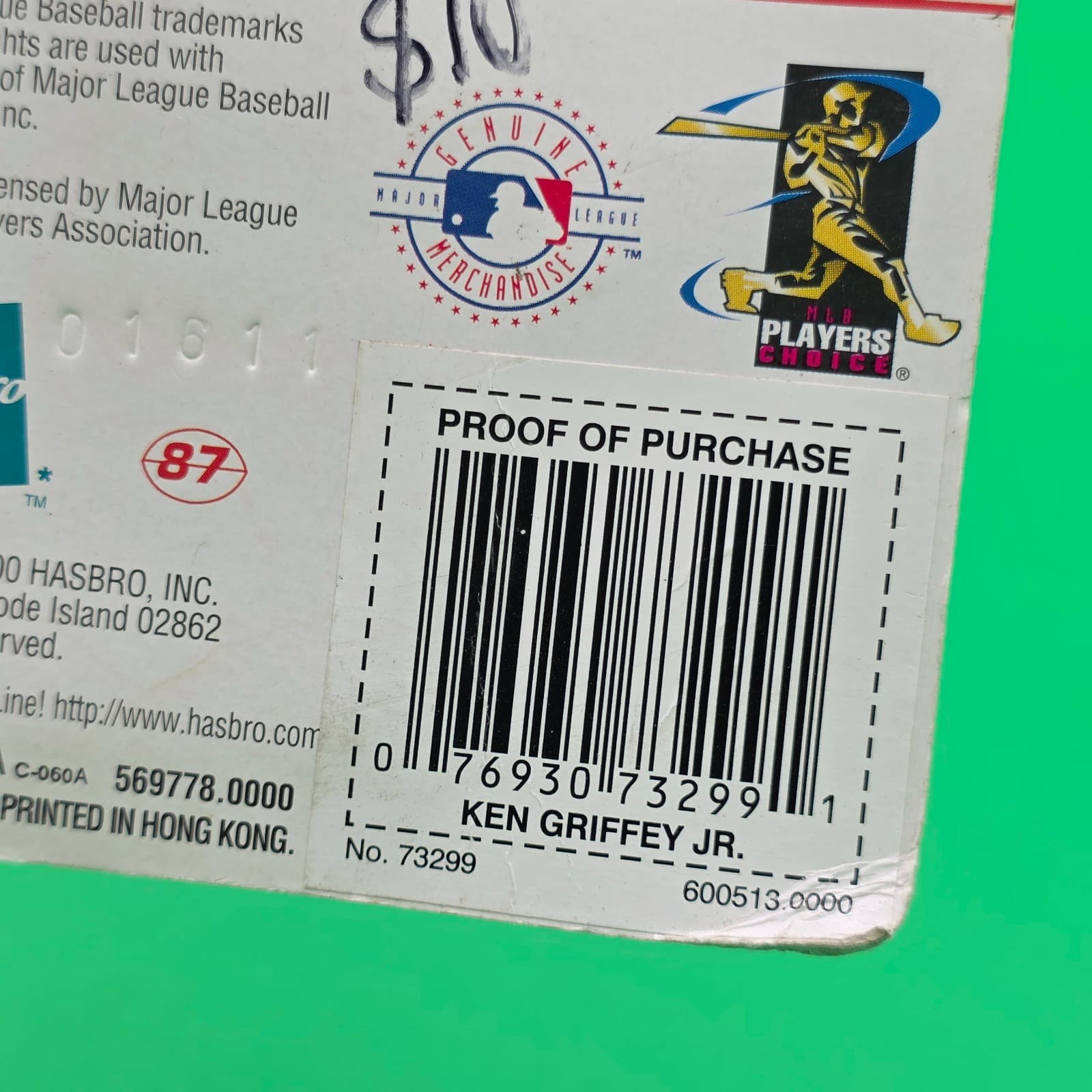 Starting Lineup Extended Series Ken Griffey Jr Action Figure 2000 Hasbro New - Thumbnail 8