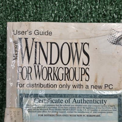 Microsoft MS-DOS 6.22 and Windows for Workgroups (V.3.11) Full Version - Thumbnail 2