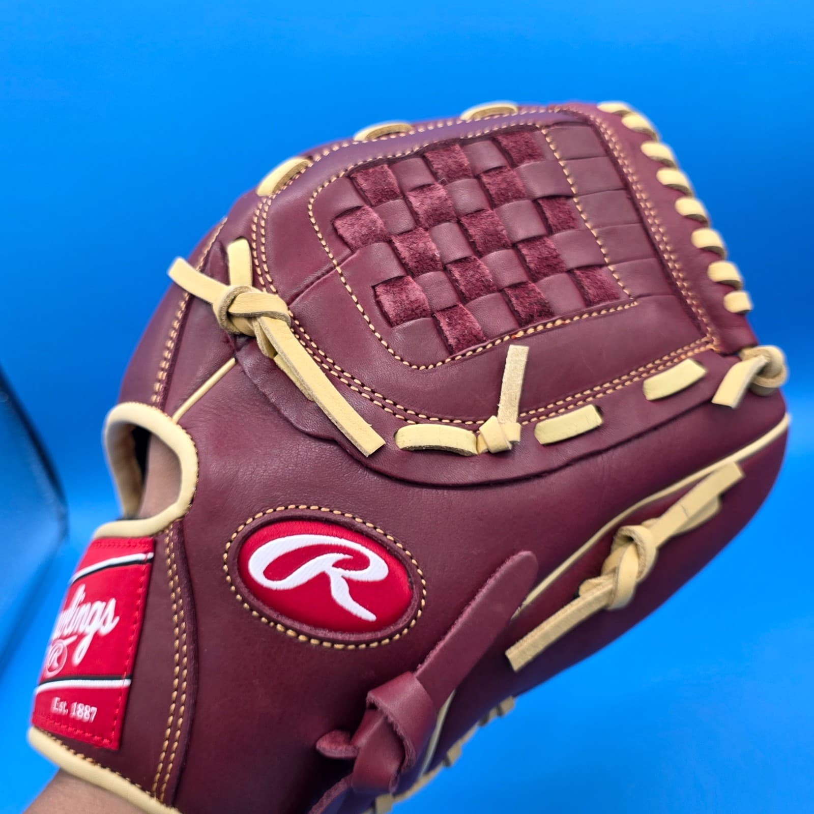 New Rawlings Sandlot Baseball Glove 12 Inch S1200BSH The Gold Glove Co RHT - Thumbnail 8