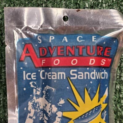 Vintage 1991 Space Adventure Food Freeze Dried Ice Cream Sandwich APII - Thumbnail 3