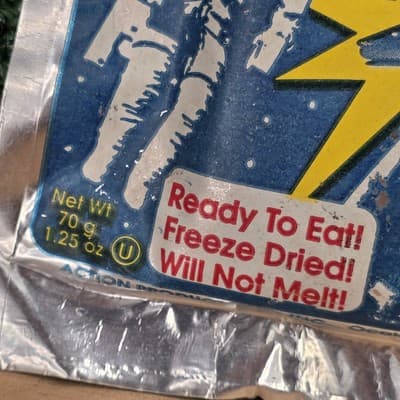 Vintage 1991 Space Adventure Food Freeze Dried Ice Cream Sandwich APII - Thumbnail 2
