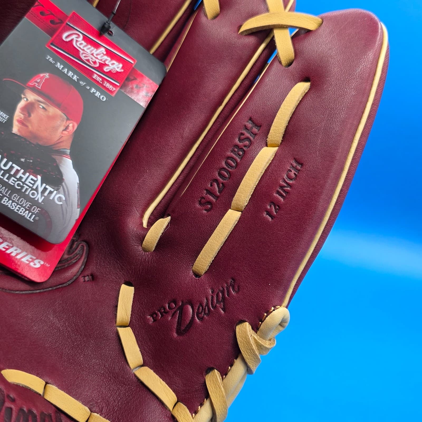 New Rawlings Sandlot Baseball Glove 12 Inch S1200BSH The Gold Glove Co RHT - Thumbnail 10