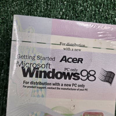 Microsoft Windows 98 Getting Started Book IBM SEALED X04-15755 - Thumbnail 3