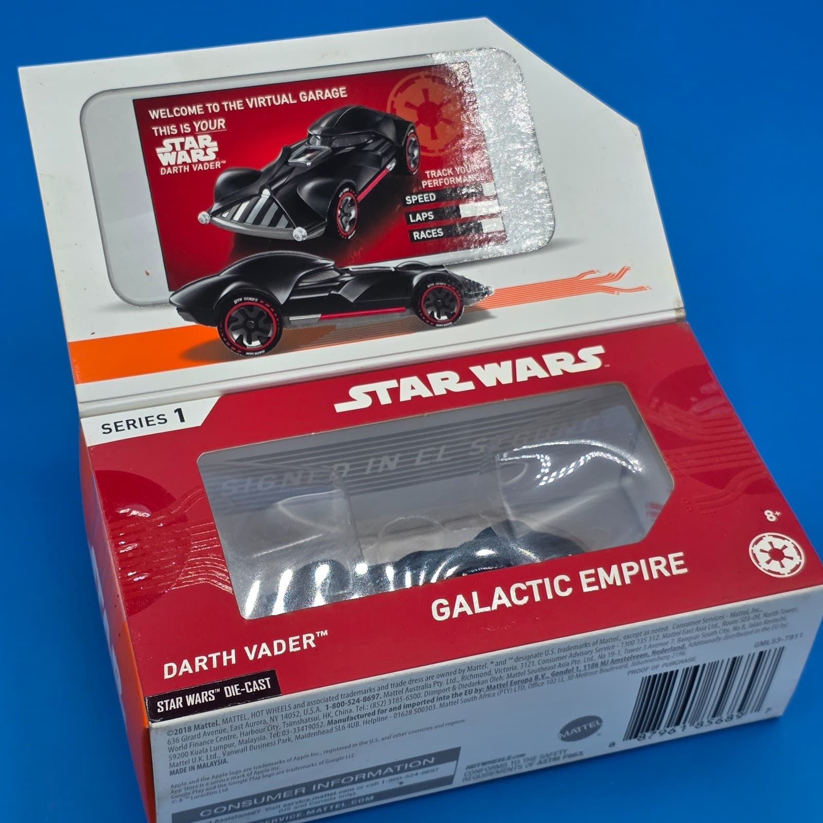Hot Wheels id Star Wars DARTH VADER Galactic Empire Limited Run Colectible NIP - Thumbnail 5