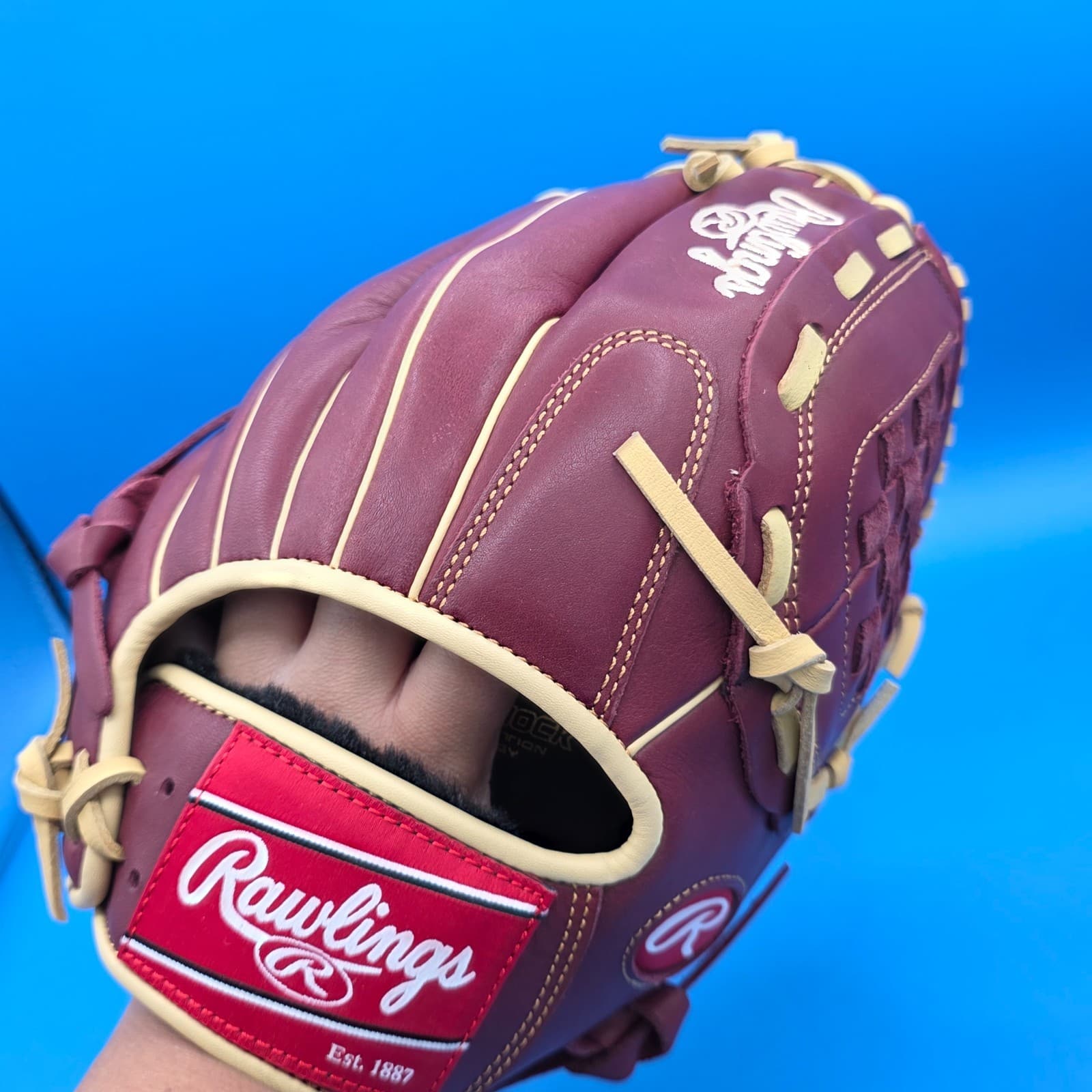 New Rawlings Sandlot Baseball Glove 12 Inch S1200BSH The Gold Glove Co RHT - Thumbnail 9