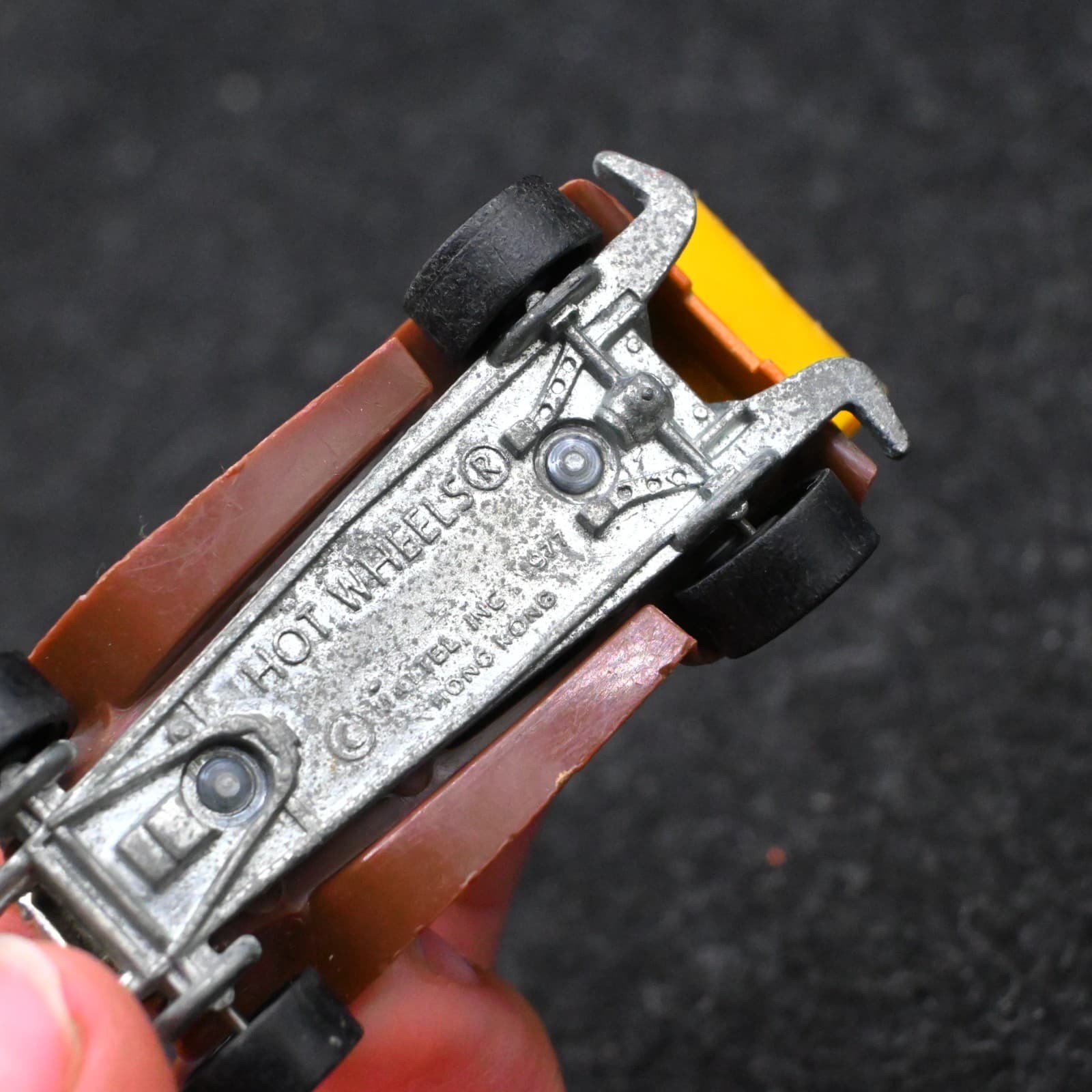 Vintage 1977 Hot Wheels Diecast 1/64 Orange A TRUCK'N Ford Dump Truck HK EX-NM - Thumbnail 8