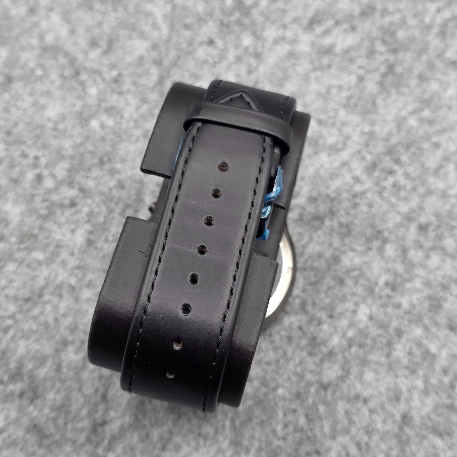 Croton Chronomaster ALL BLACK 10 ATM Japan Quartz CC311155 Minimalist New RARE - Thumbnail 8