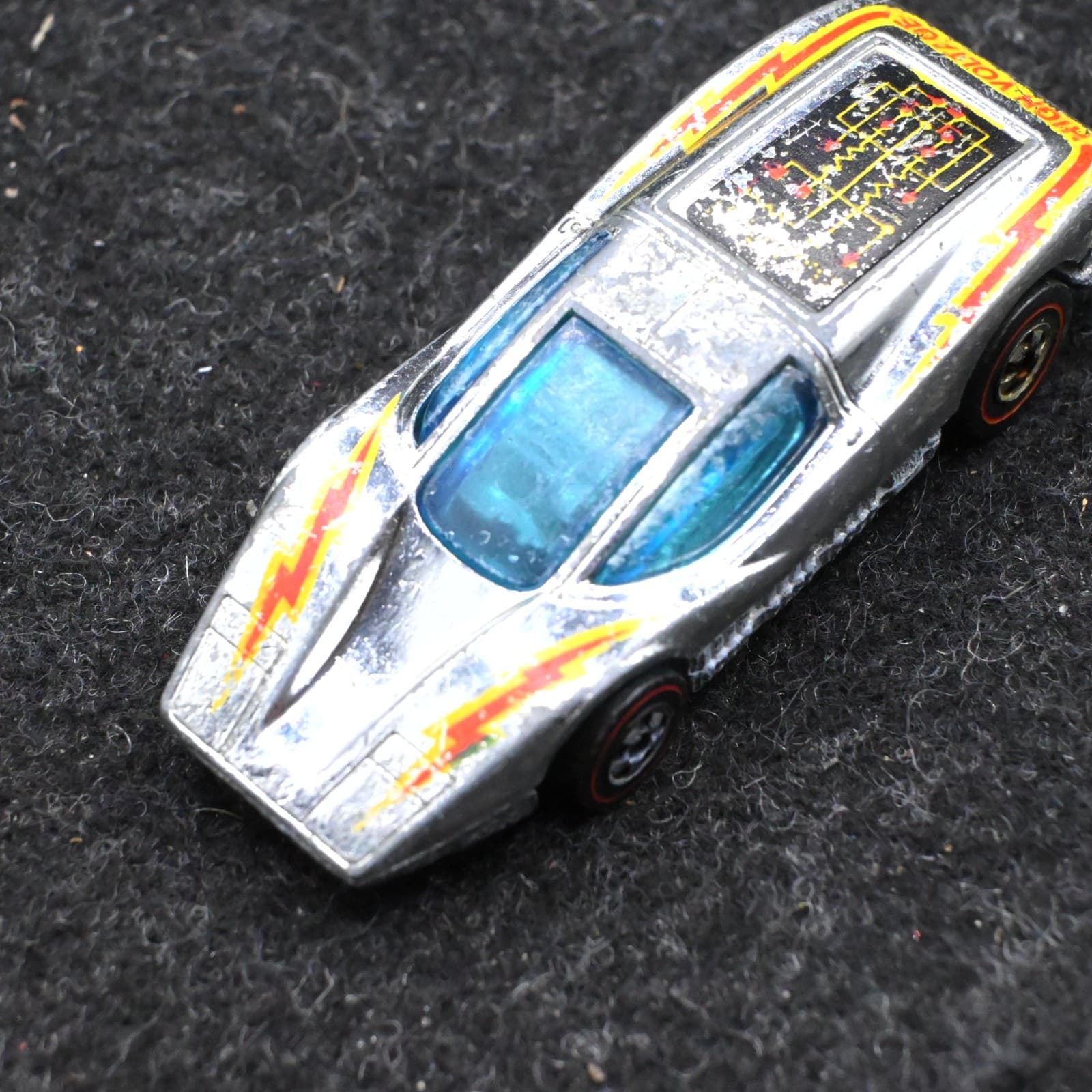 Vintage 1974 Hot Wheels Redline Super Chrome Large Charge HK BA459 - Thumbnail 7