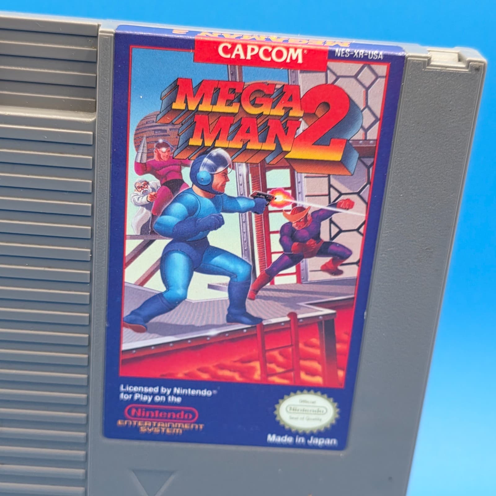 Mega Man 2 w/ Case (Nintendo Entertainment System, 1989) Cart Only Tested - Thumbnail 5
