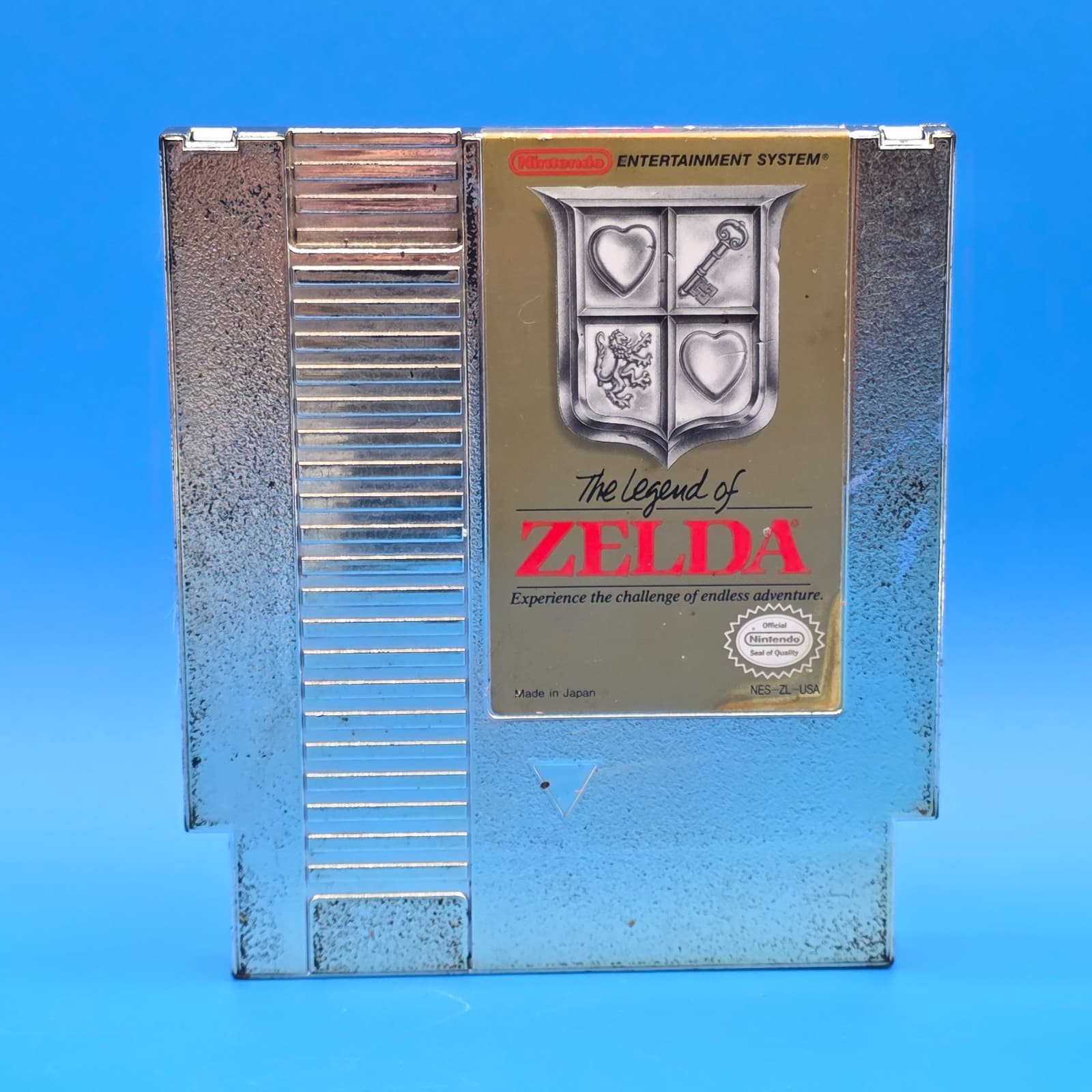 The Legend Of Zelda Nintendo NES Gold Video Game Cartridge With Case - Thumbnail 3