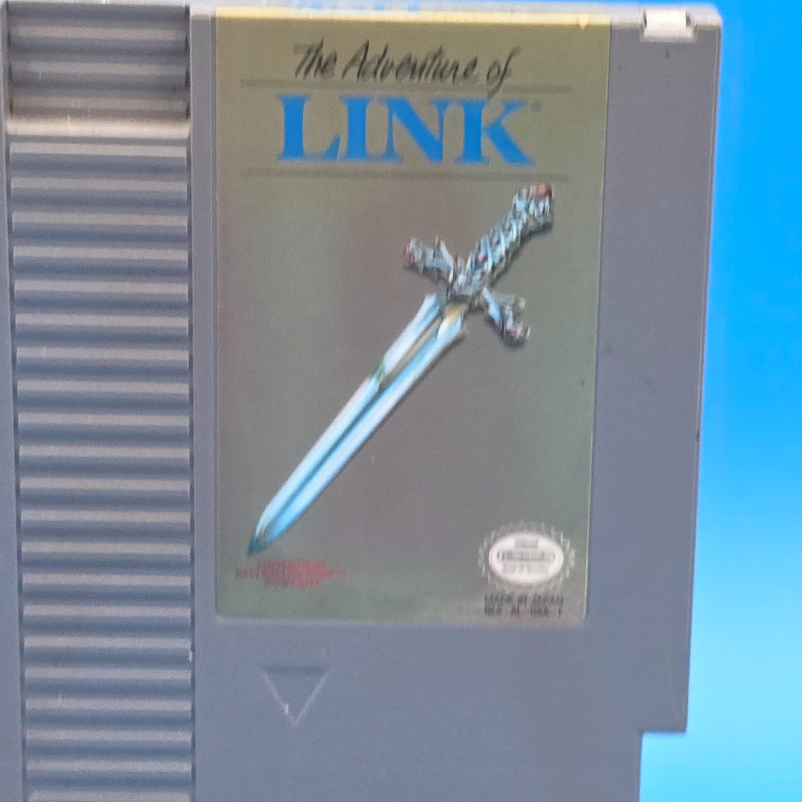Zelda II: The Adventure of Link (Nintendo NES, 1988) Gray Cart w/ Case - Thumbnail 4