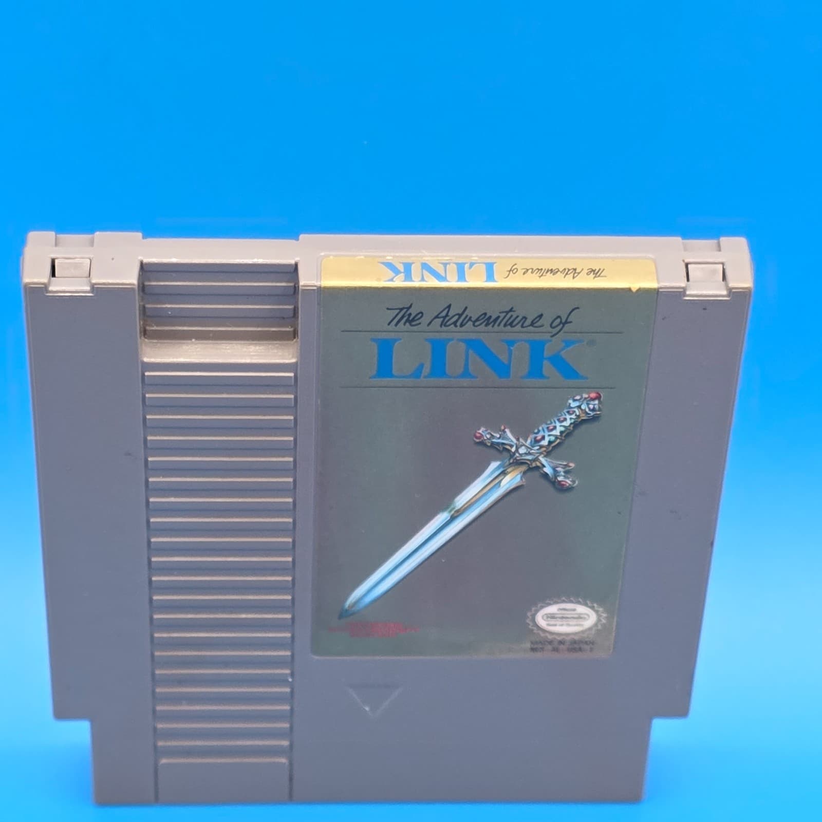 Zelda II: The Adventure of Link (Nintendo NES, 1988) Gray Cart w/ Case - Thumbnail 5