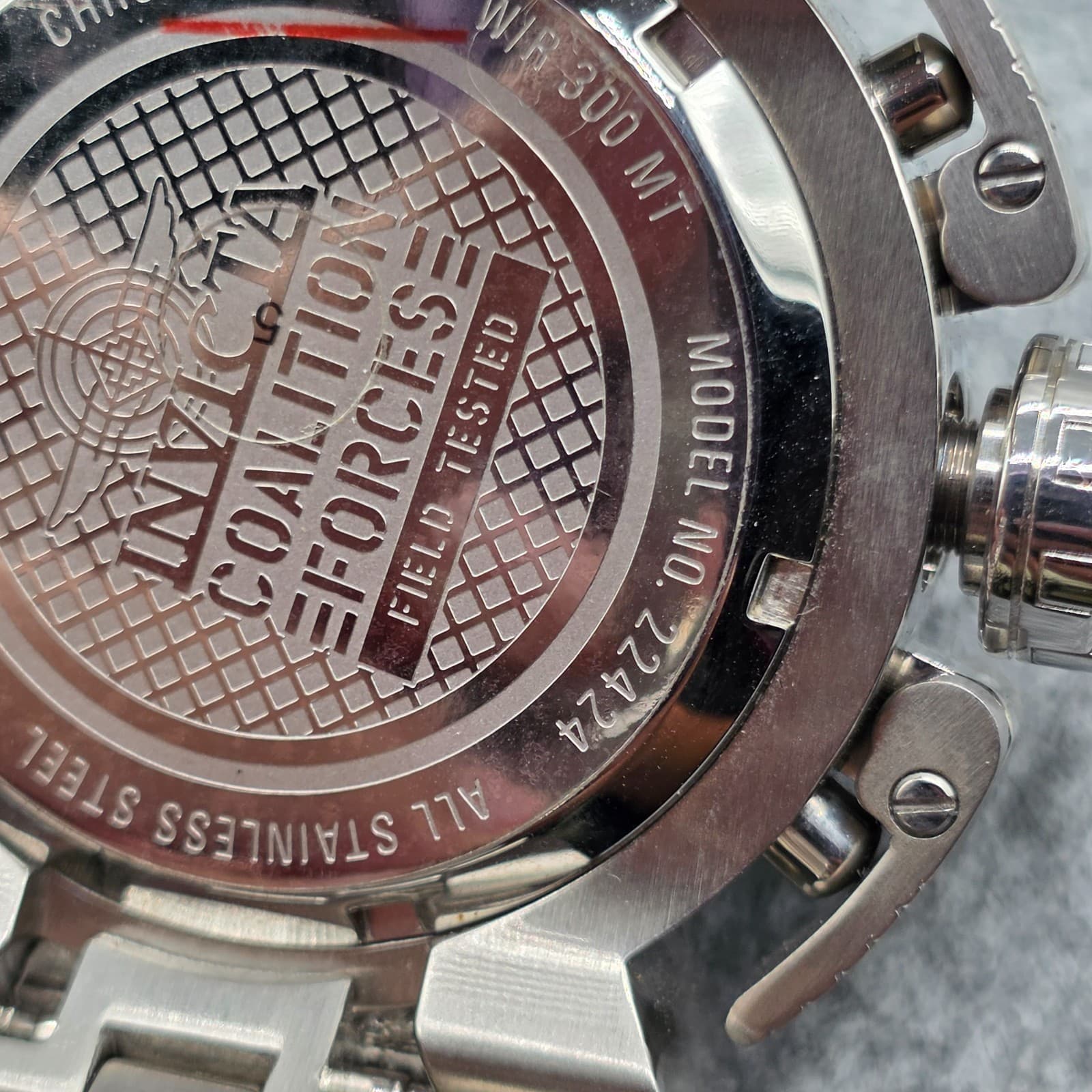 Men's Invicta Coalition Forces X-Wing Chronograph 38mm Watch Model 22424 - Thumbnail 12