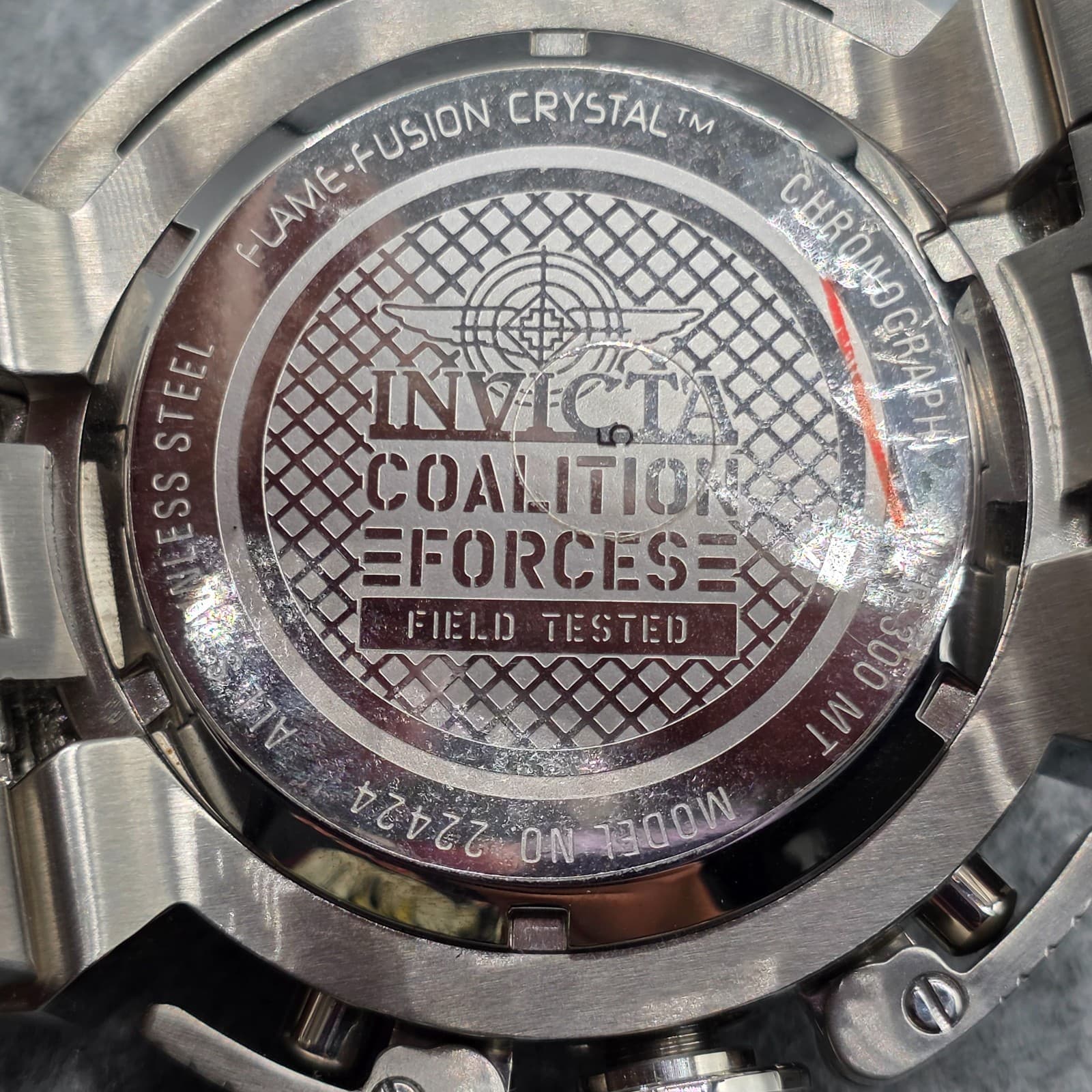 Men's Invicta Coalition Forces X-Wing Chronograph 38mm Watch Model 22424 - Thumbnail 10