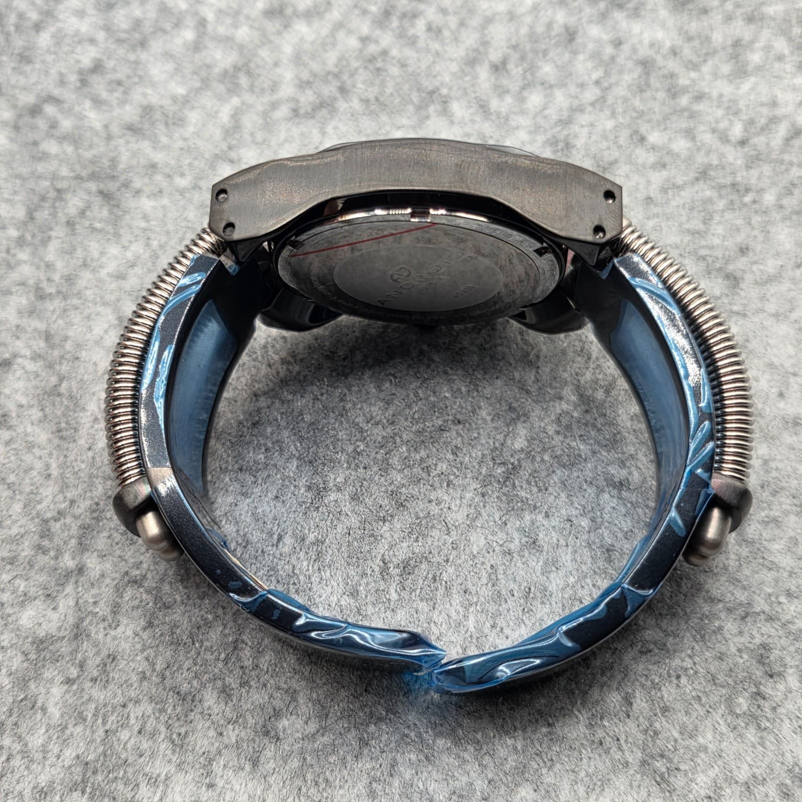 ANDROID HYDROMATIC MODEL AD 430 BLACK IP QUARTZ CHRONOGRAPH NEED BATTERY - Thumbnail 12