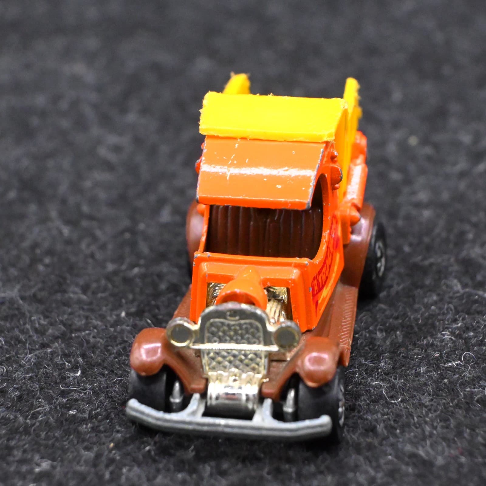 Vintage 1977 Hot Wheels Diecast 1/64 Orange A TRUCK'N Ford Dump Truck HK EX-NM - Thumbnail 2