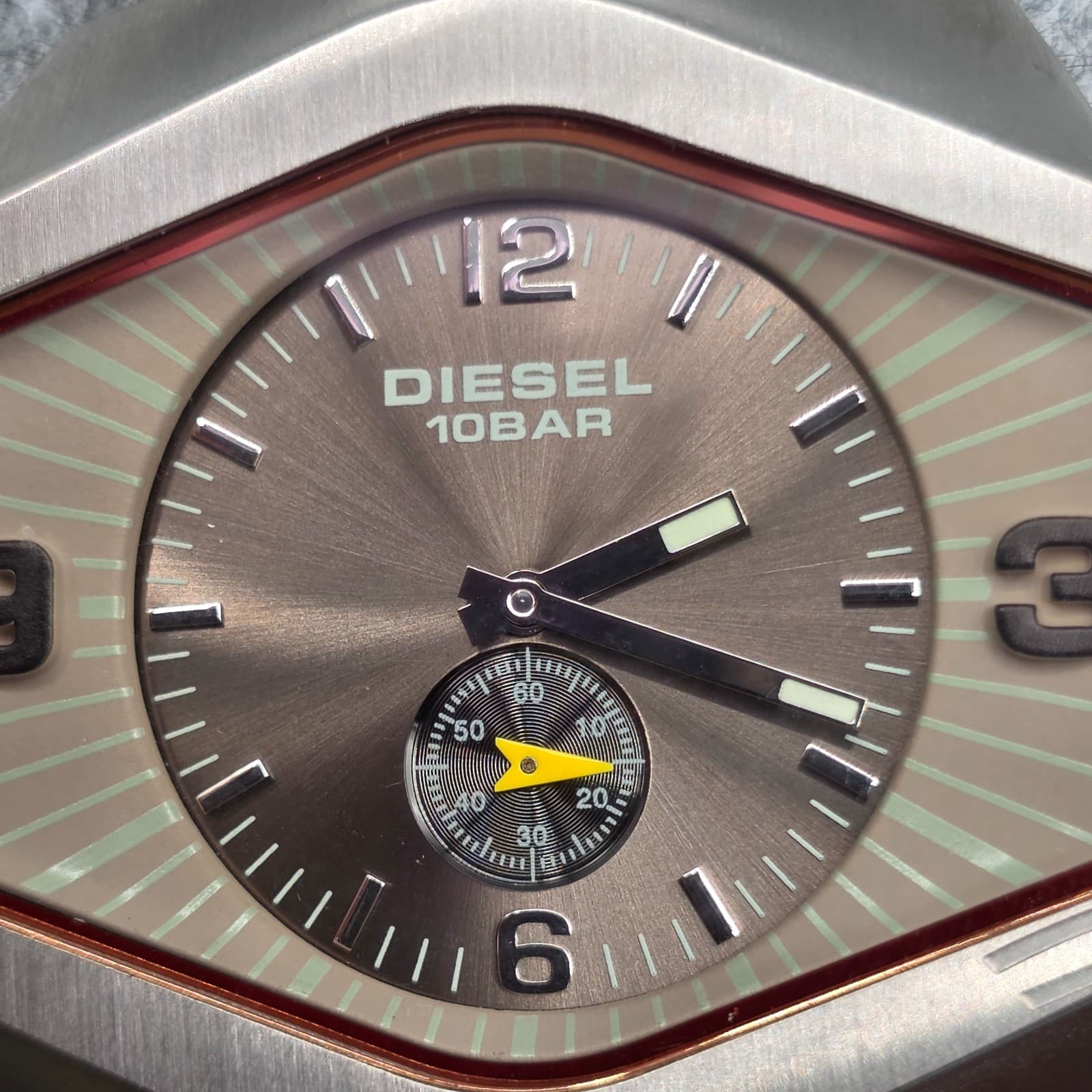 MISSING BAND Diesel Y2K watch DZ 4072 STANLESS STEEL - Thumbnail 4