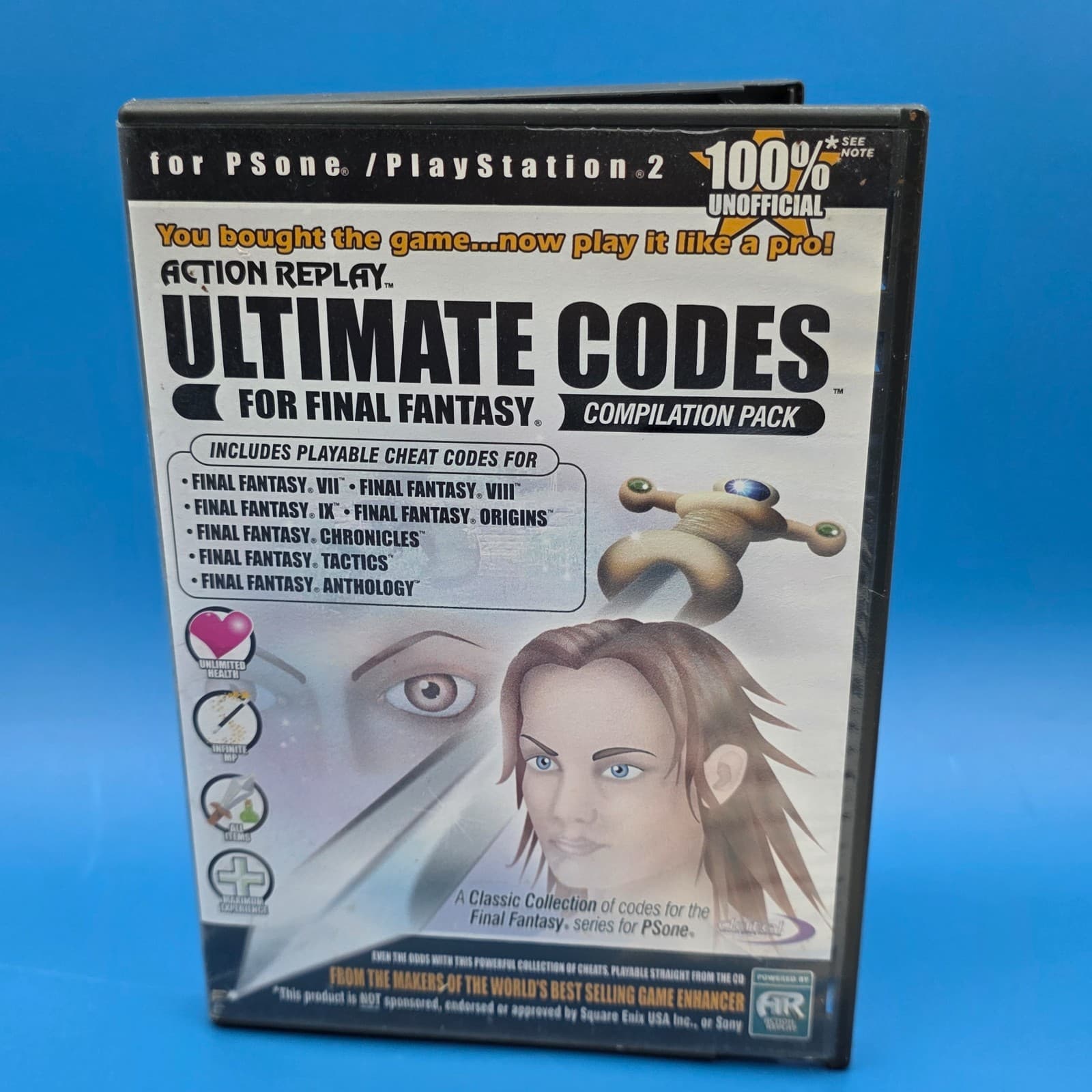 Action Replay Ultimate Codes Final Fantasy Compilation Pack PlayStation PS1 PS2 - Thumbnail 3