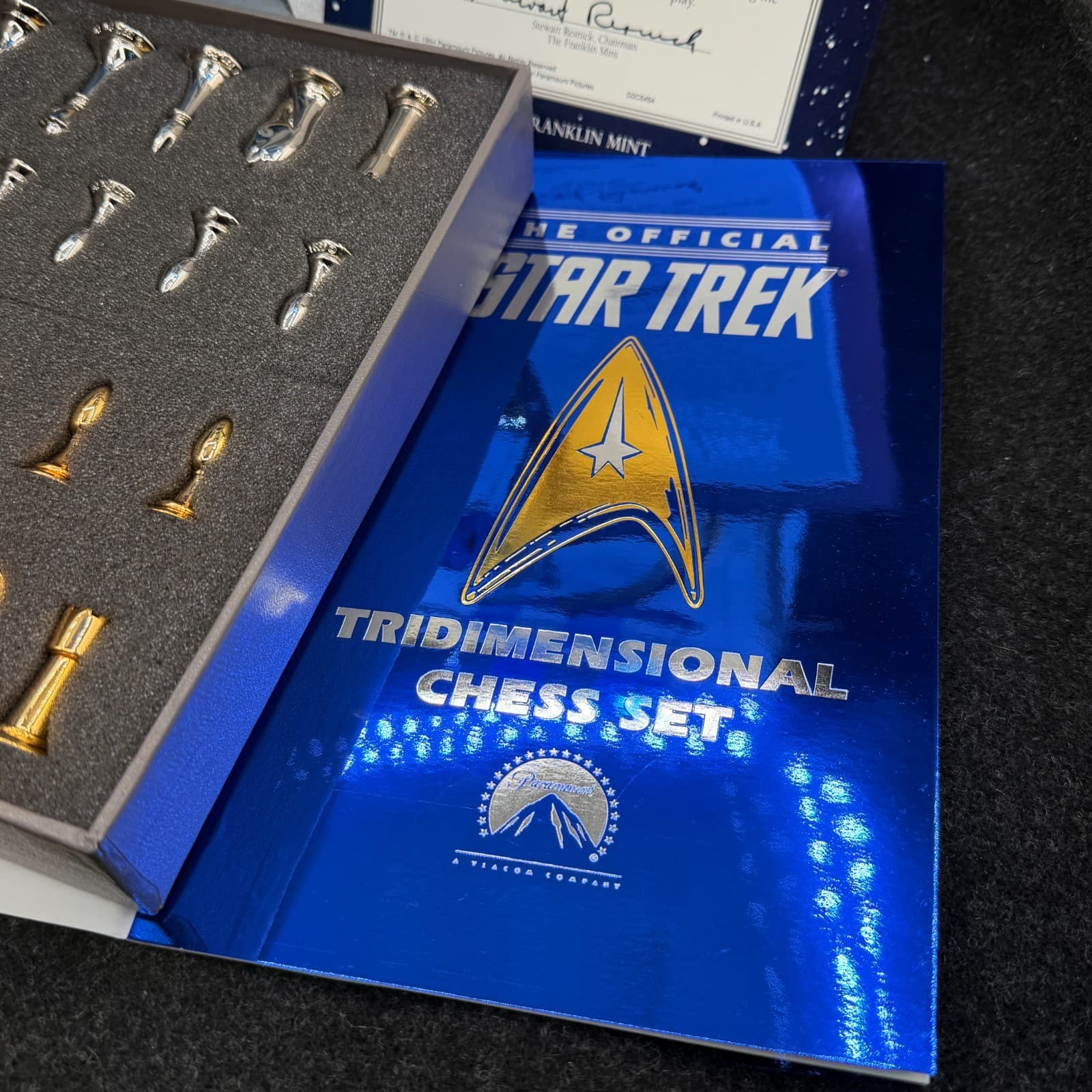 Star Trek 1994 Orignal Limited Edition Franklin Mint Tri-Dimensional Chess Set - Thumbnail 5