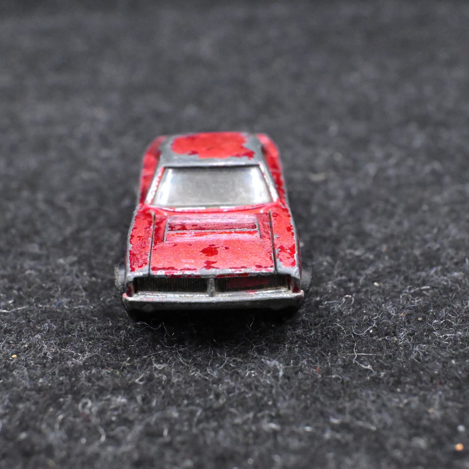 Vintage Hot Wheels Redline 1968 Custom Dodge Charger Red Original Wheel Issue - Thumbnail 2