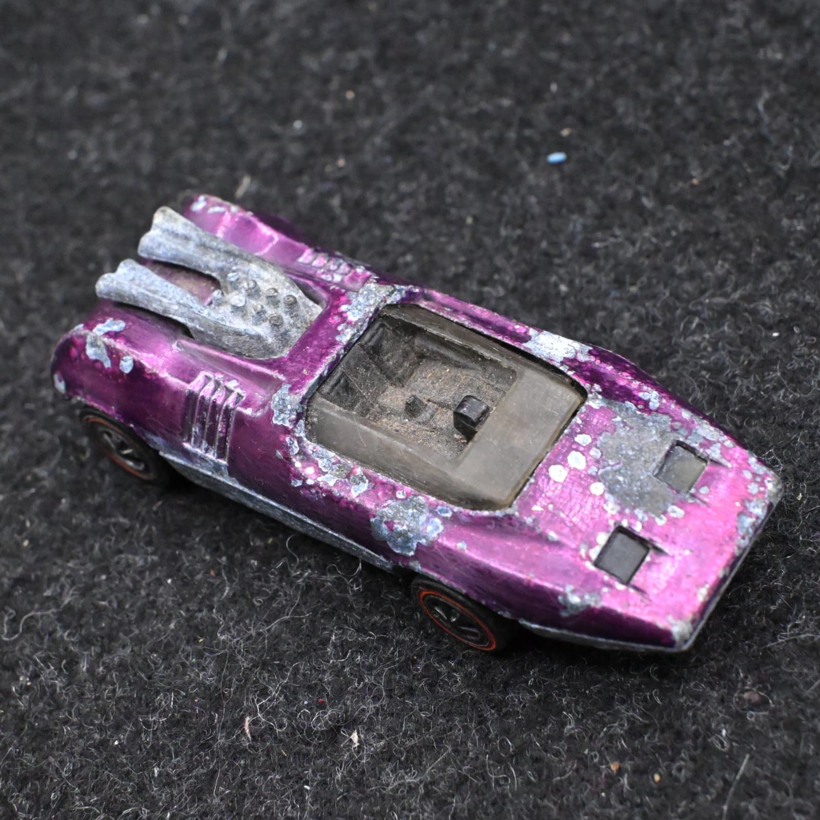 Hot Wheels Redline Peeping Bomb 1969 Purple Made In United States - Thumbnail 5