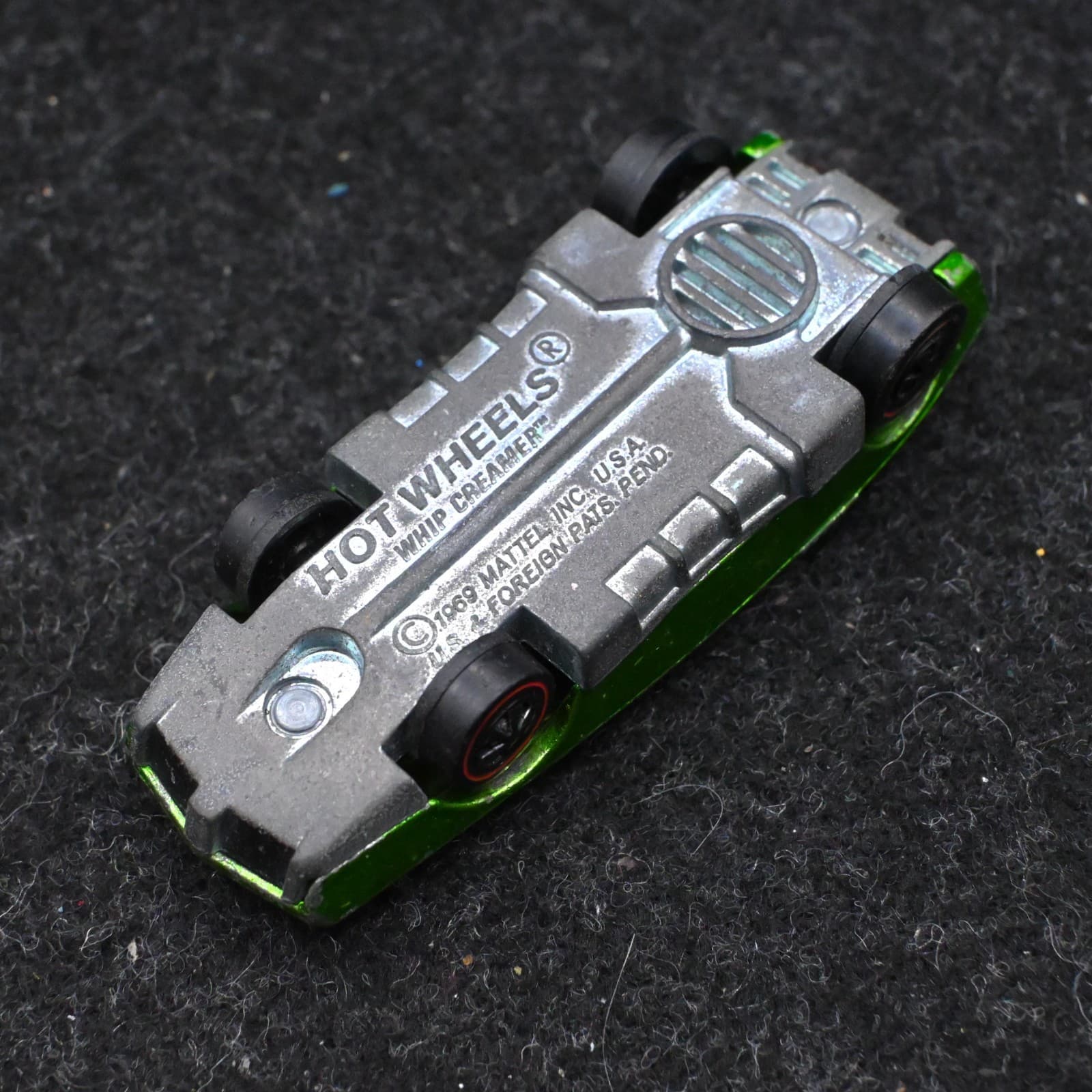Vintage Original Aqua Whip Creamer Redline Hotwheel Diecast Car - Thumbnail 7