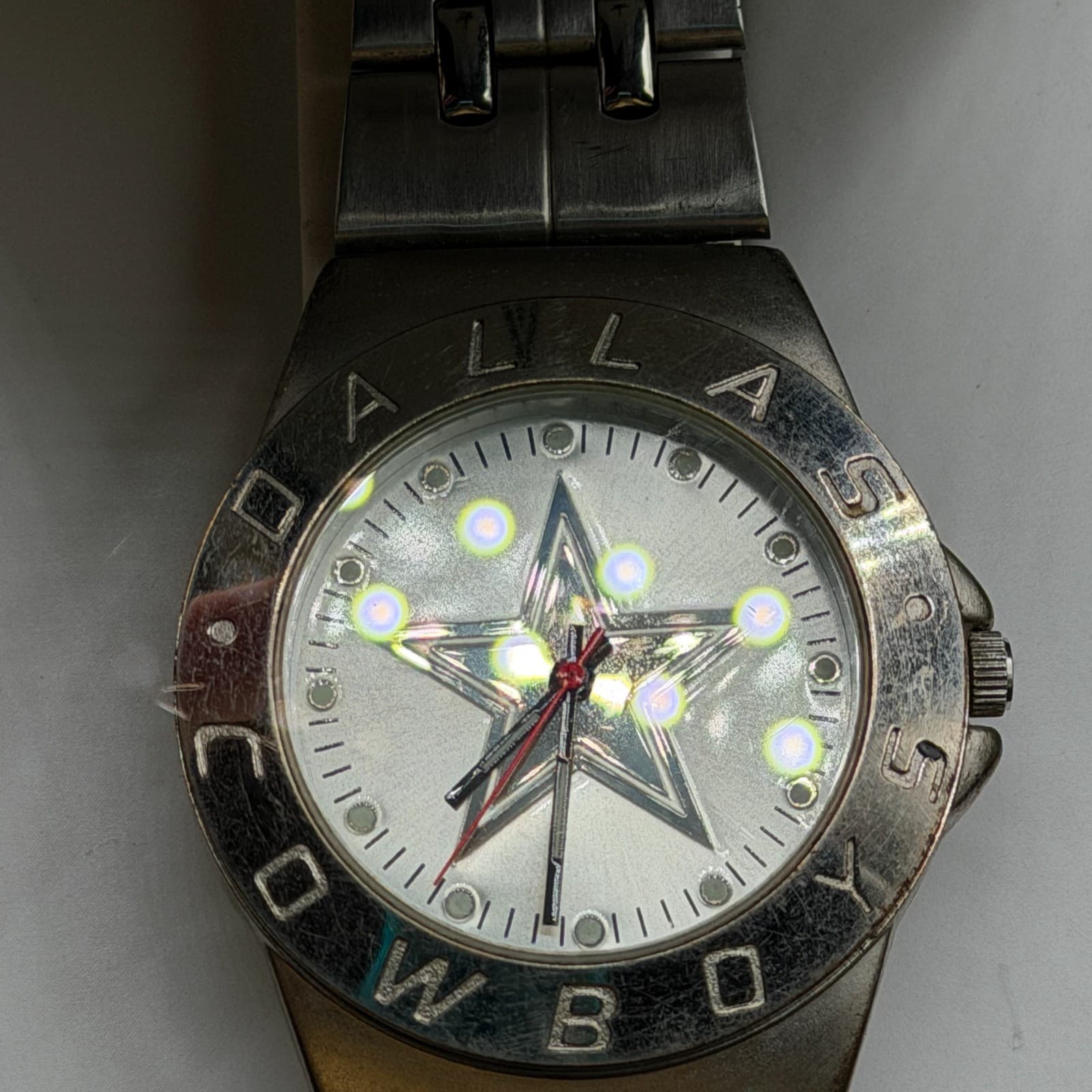 DALLAS COWBOYS MENS WATCH - Game Time Shop - Quartz Analog watch with clasp - Thumbnail 4