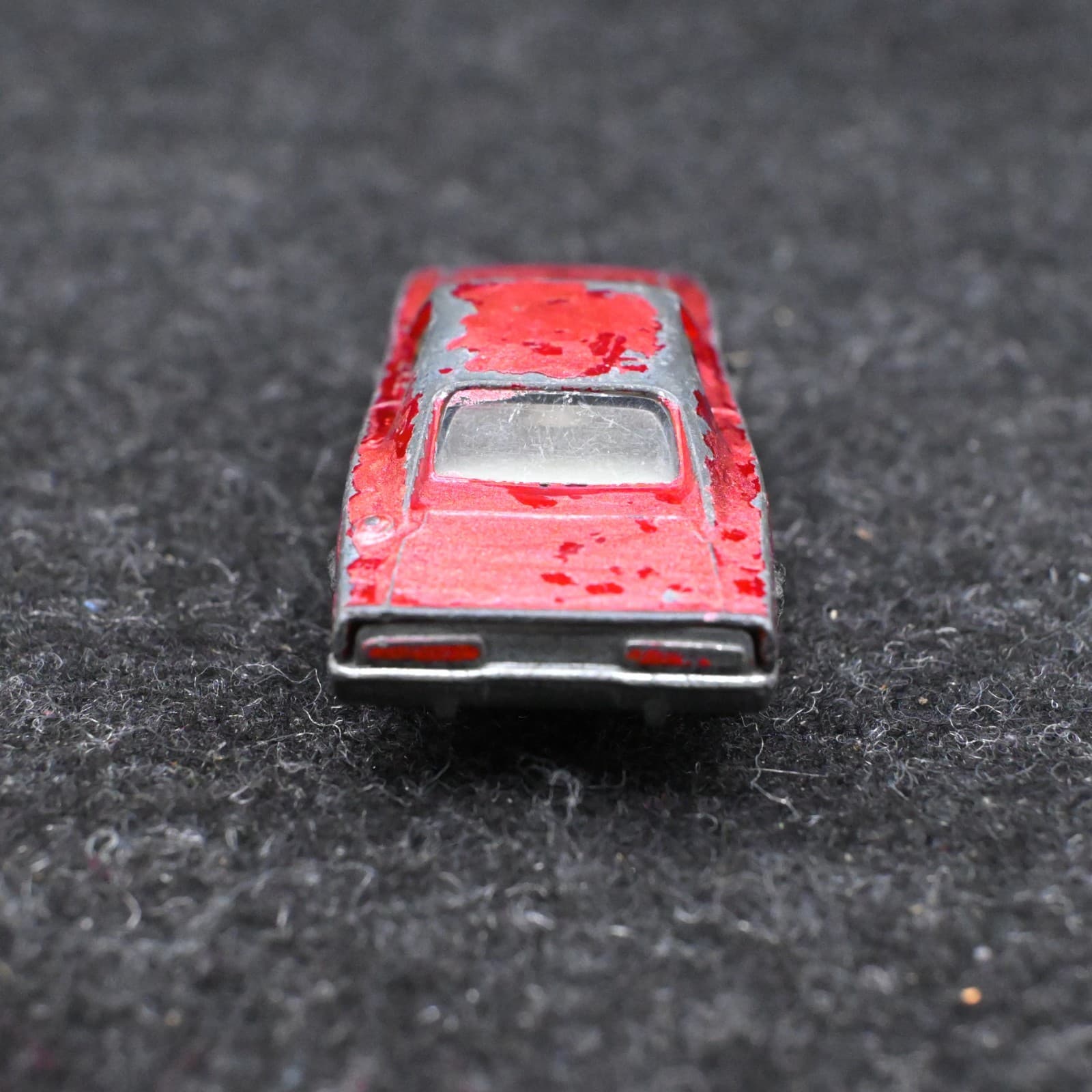 Vintage Hot Wheels Redline 1968 Custom Dodge Charger Red Original Wheel Issue - Thumbnail 4