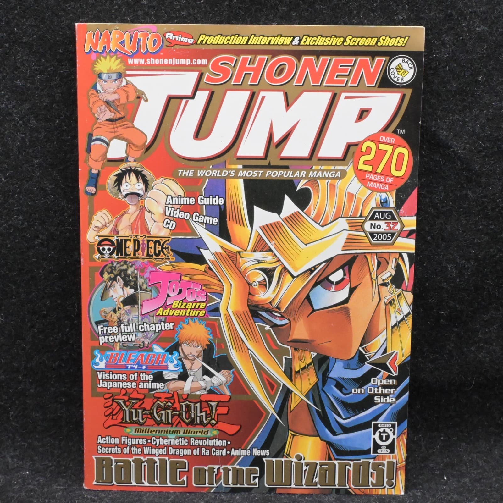 Shonen Jump Magazine Aug 2005 Volume 3 Issue 8 No 32 Yu-Gi-Oh Cover -Manga Anime - Thumbnail 3