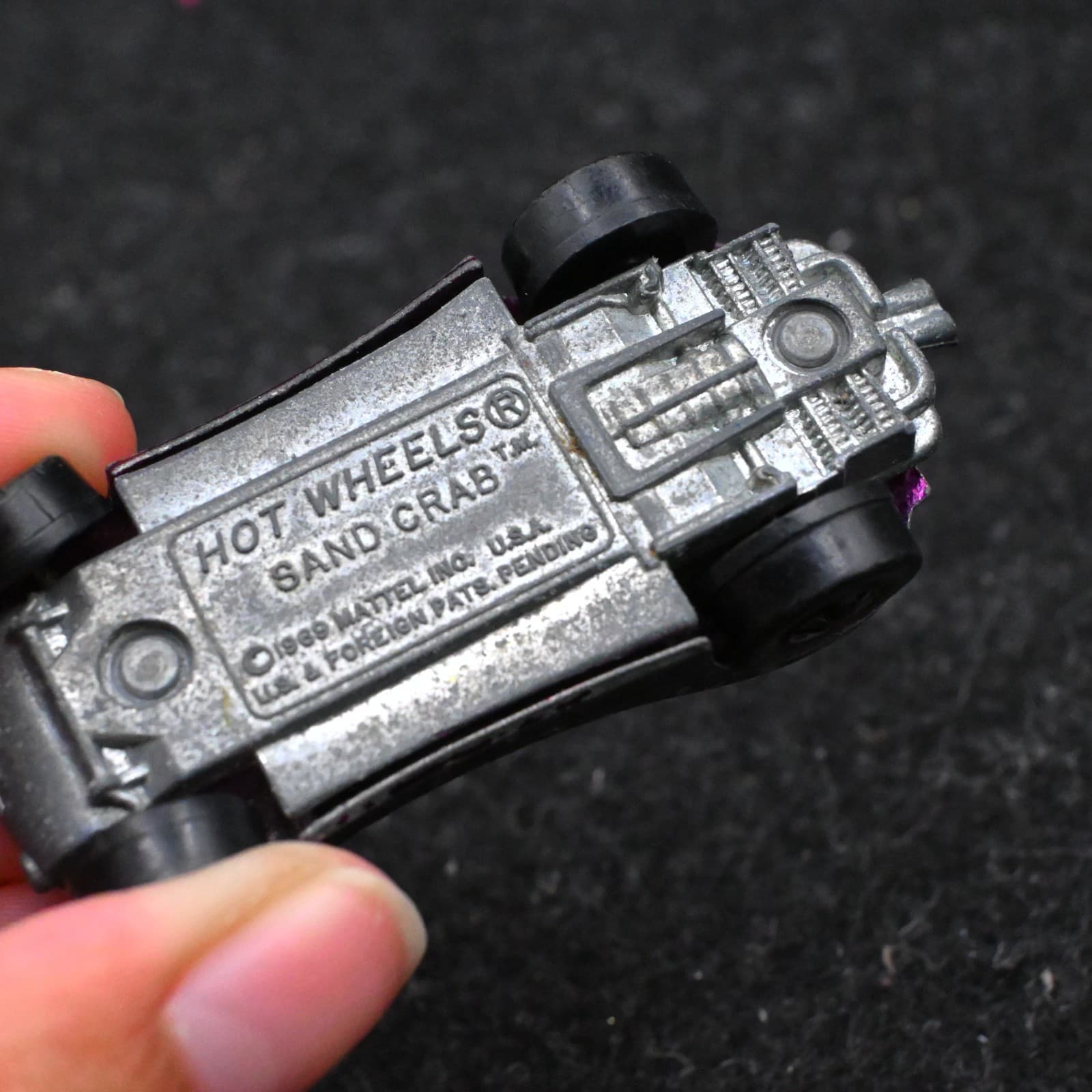 Hot Wheels Car1970 Hot Wheels Redline Sand Crab In Magenta Or Hot Pink Color - Thumbnail 6