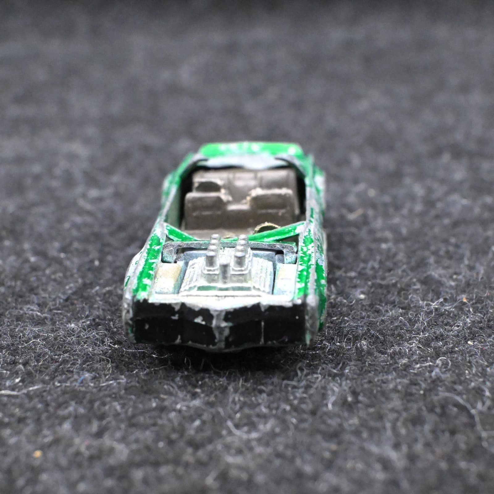 Hot Wheels Redline Sugar Caddy Green Gray Interior 1969/1971 Made In Hong Kong - Thumbnail 2