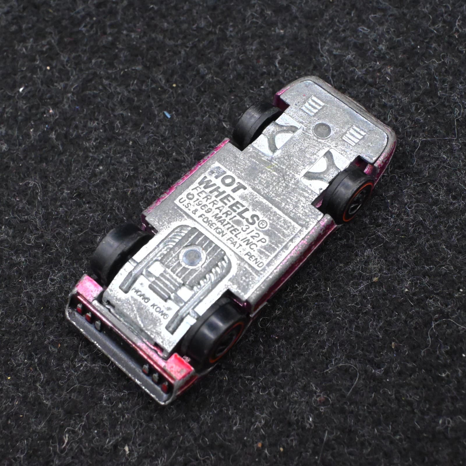 1969 Hot Wheels Redline Magenta Ferrari 312P - Please Read Desc. - Look at pics - Thumbnail 8