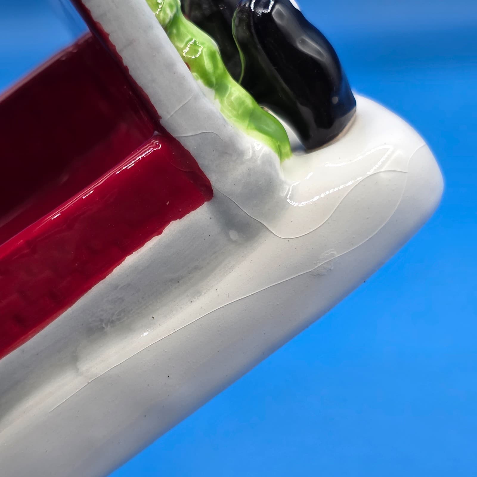 Bath & Body Works Christmas Tree Penguin Ceramic Soap Dish Dispenser Holder - Thumbnail 5