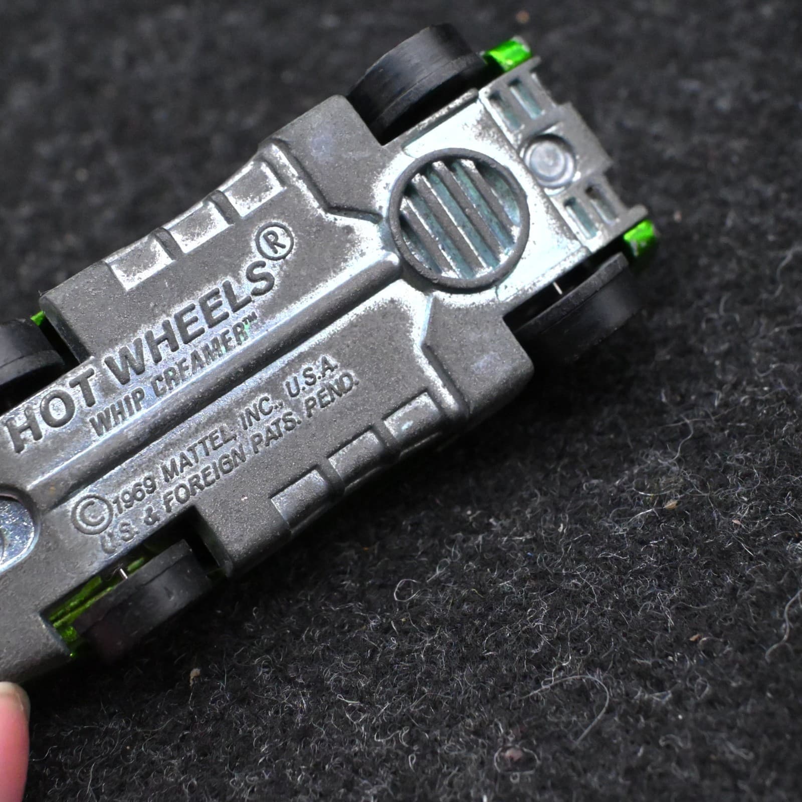 Vintage Original Aqua Whip Creamer Redline Hotwheel Diecast Car - Thumbnail 8