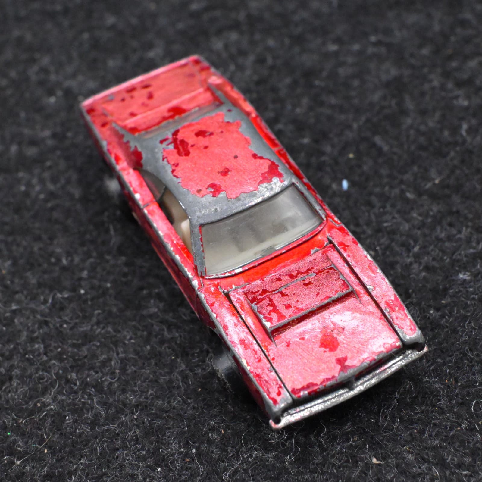 Vintage Hot Wheels Redline 1968 Custom Dodge Charger Red Original Wheel Issue - Thumbnail 5