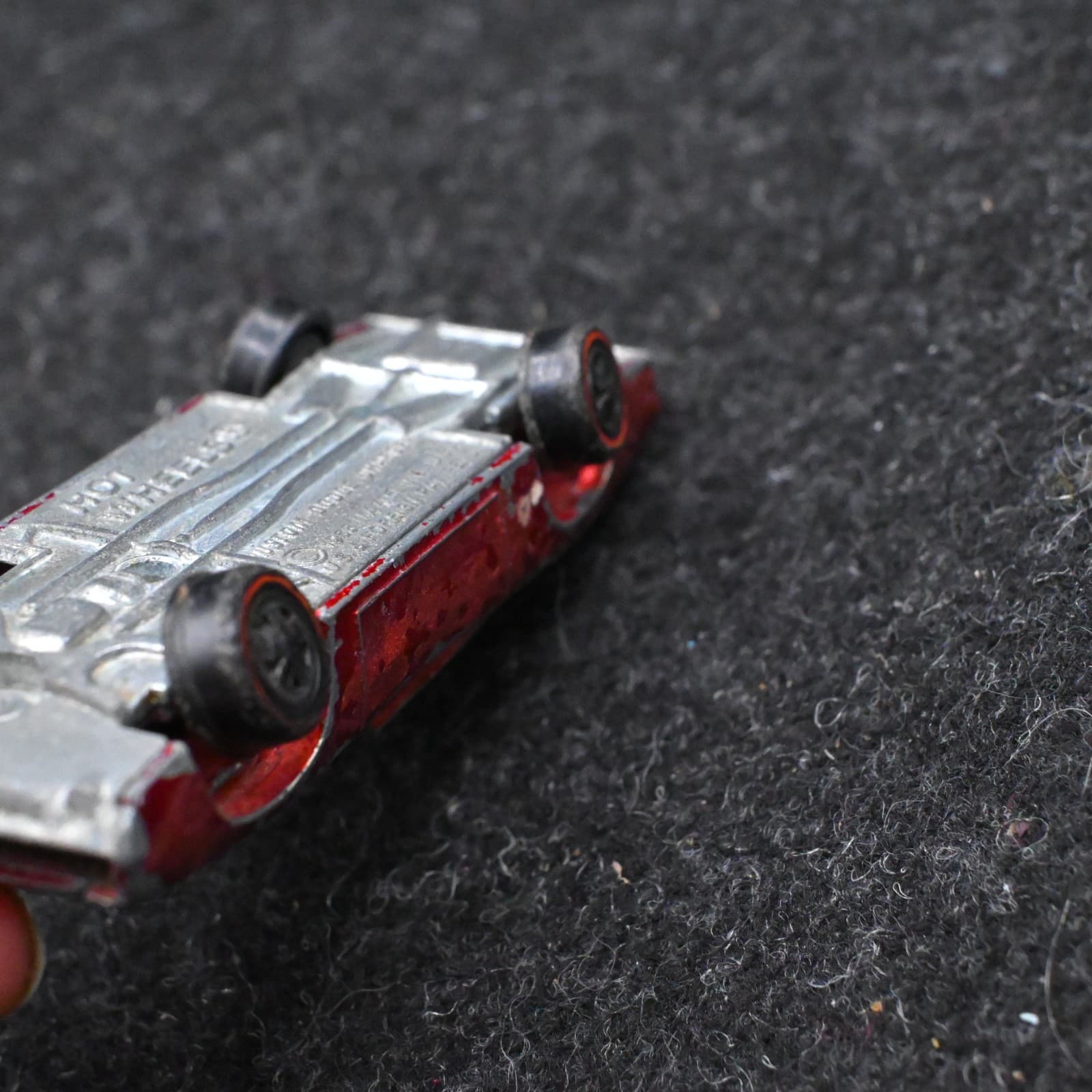 Vintage Hot Wheels Redline 1968 Custom Dodge Charger Red Original Wheel Issue - Thumbnail 8