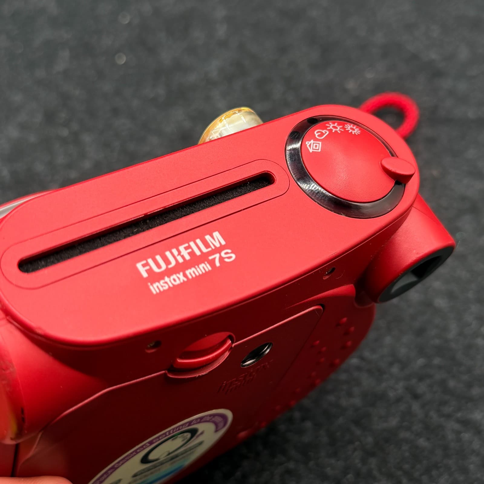 Fujifilm Instax Mini 7S Instant Camera Red TESTED - Thumbnail 3
