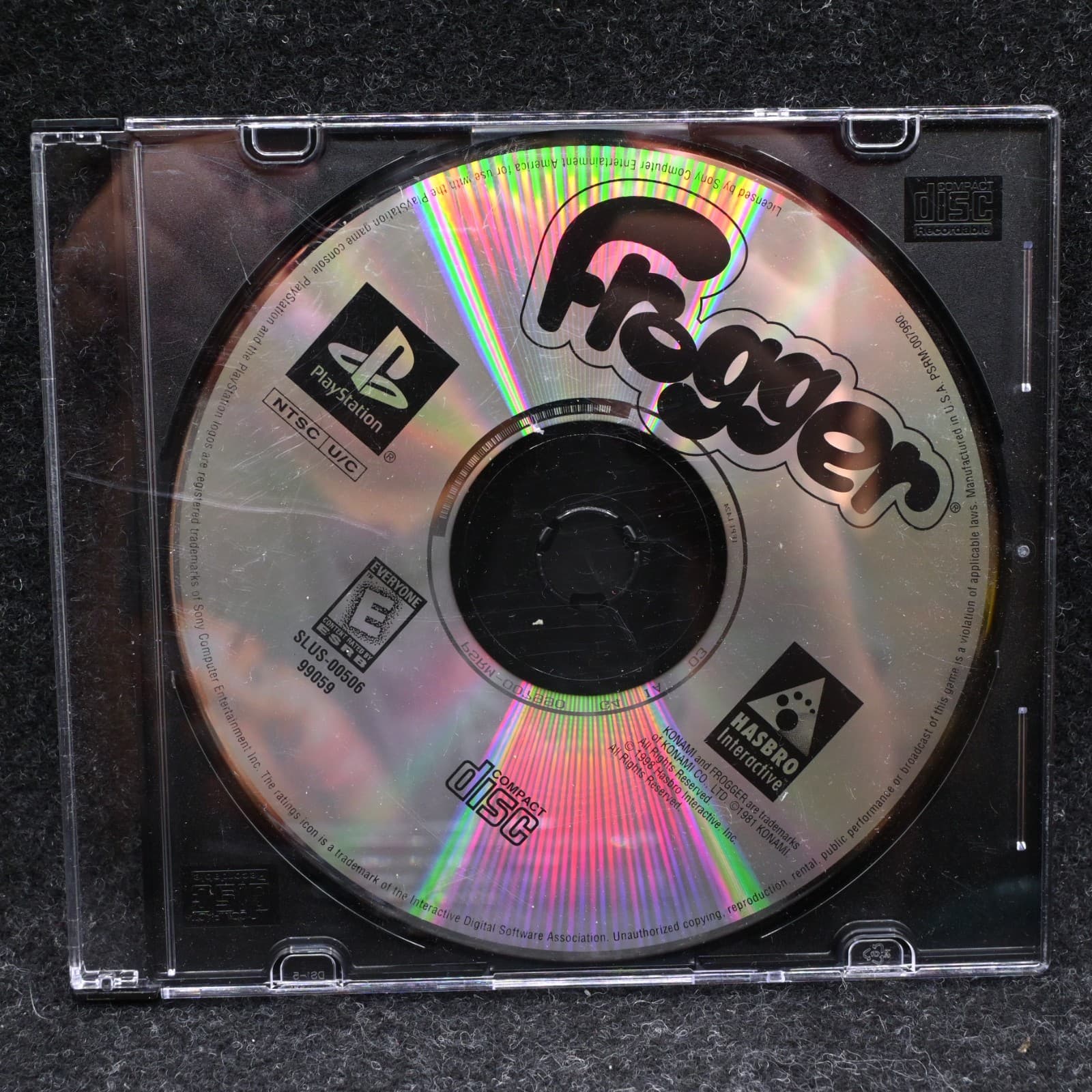 Frogger [Greatest Hits] - Loose Sony PS1 Playstation 1 Disc