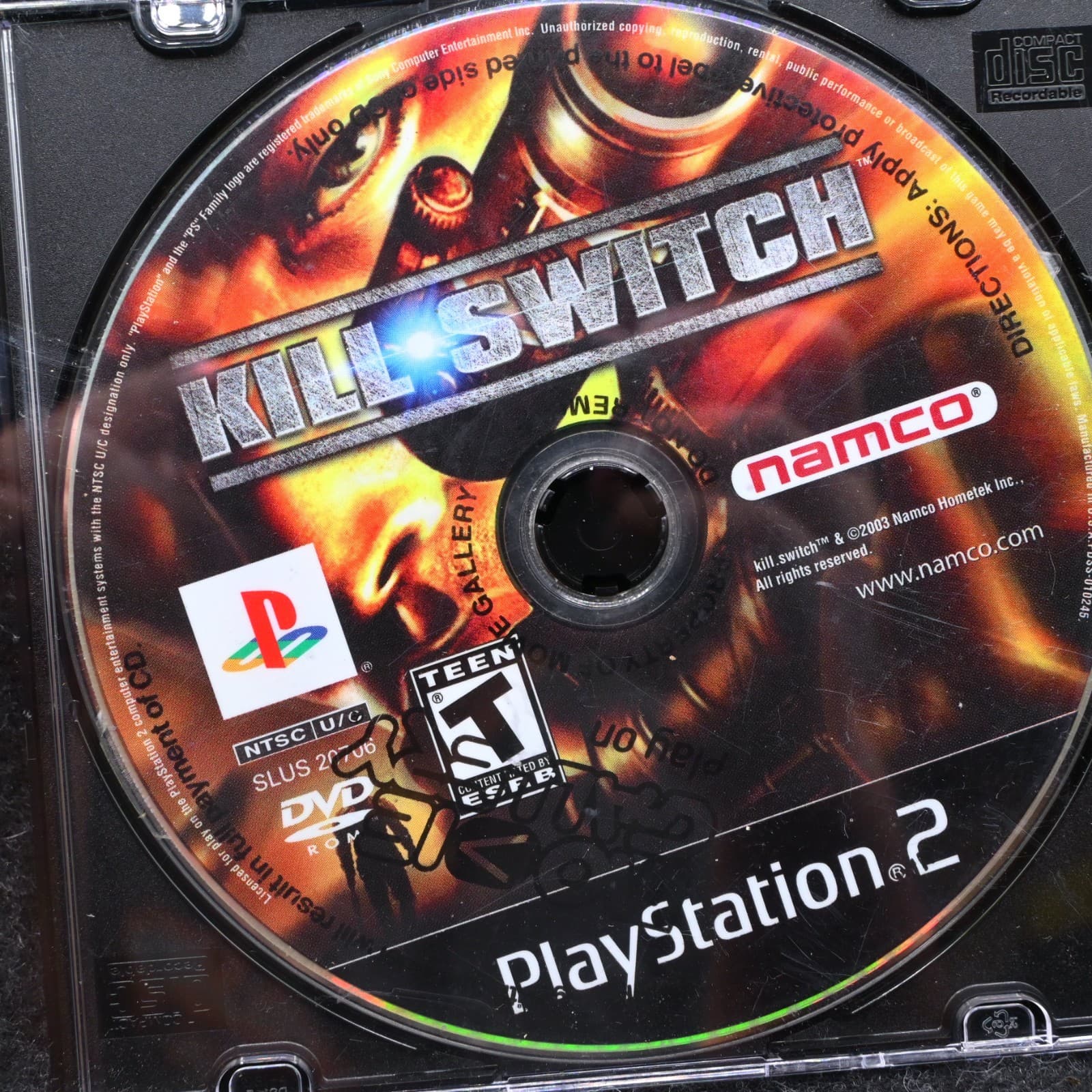Kill Switch (PlayStation 2 PS2, 2003) NO TRACKING - DISC ONLY 832 - Thumbnail 2