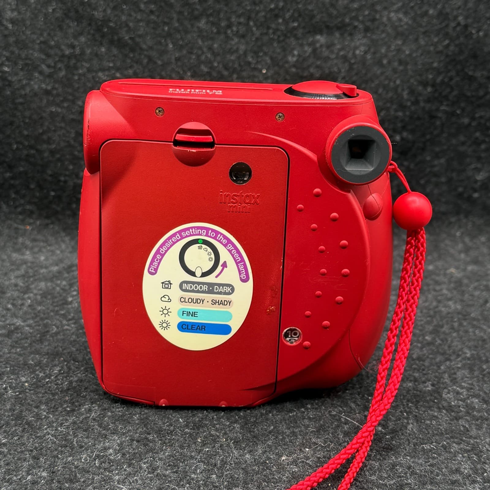 Fujifilm Instax Mini 7S Instant Camera Red TESTED - Thumbnail 6