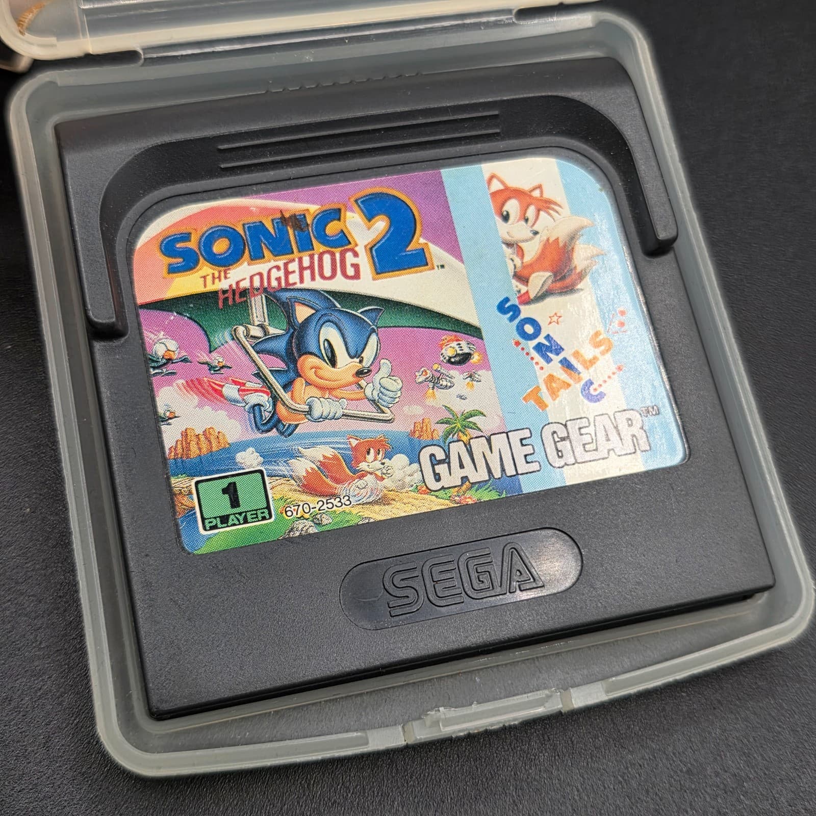 Sonic the Hedgehog 2 (Sega Game Gear, 1992) with Manual Tested Authentic - Thumbnail 4